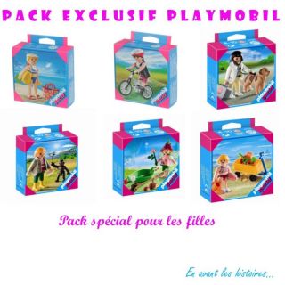 Playmobil   Pack exclusif Fille  4755   4751   4750   4695  4743