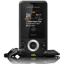 Sony Ericsson W205 Black GSM Unlocked Cell Phone