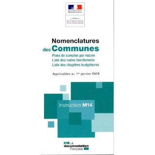 Nomenclature des communes ; instructions m14   Achat / Vente livre