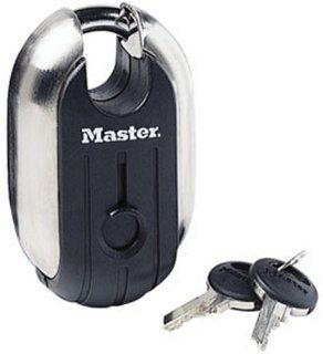 Master Lock 187XD Titanium Padlock, 2 5/16 Inch Wide, Black   