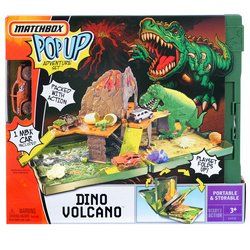 Matchbox Deluxe Pop Up Playset   Dino Volcano Toys