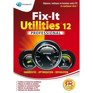 Fix It Utilities 12 Professional   Achat / Vente LOGICIEL LOISIRS Fix