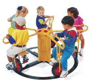 Circle Cycle 5 Seat Inground Play Rider Toys & Games