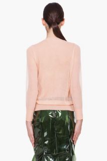 Marc Jacobs Peach Sequin Sweater for women