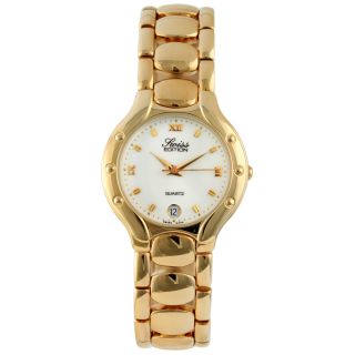 Swiss Edition Mens Goldtone Round Dress Watch MSRP $295.00 Today $