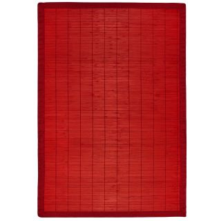 Red Bamboo Rug with Red Border (6 x 9) Today $151.50
