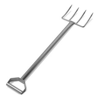 Sani Lav 2074 Stainless Steel Fork, 4 Tines, 8 1/2 In