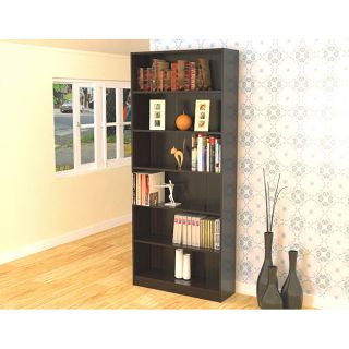 Inval 6 Shelf Bookcase