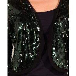 Tabeez Womens Party Sequin Jacket