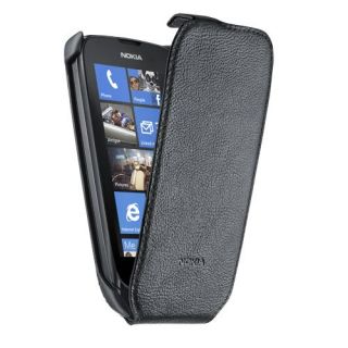 Etui Nokia Lumia 610 origine CP 574 en cuir noir   Coque rigide à l