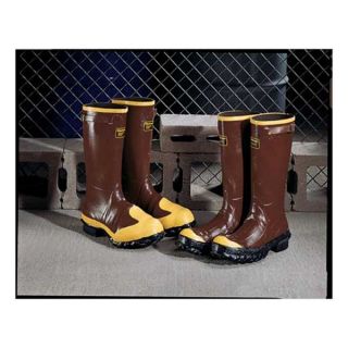 LaCrosse 223050 SZ. 13 Knee Boots, Men, 13M, Steel Toe, Brn/Ylw, 1PR