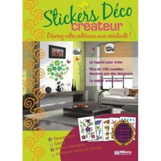 STICKERS DECO CREATEUR / LOGICIEL PC DVD ROM   Achat / Vente PC