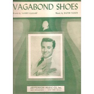 Sheet Music Vagabond Shoes Vic Damone 198 