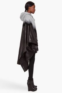 Alexander Wang Wool & Leather Poncho for women