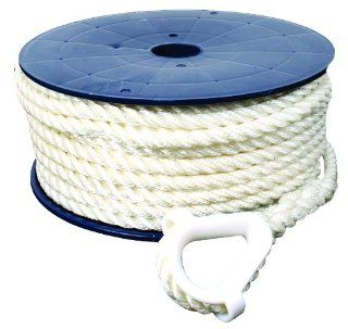 Marine 200 Foot Twisted Nylon Anchor Line, 1/2 Inches by 200