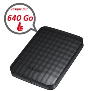 640 Go Noir   Achat / Vente DISQUE DUR EXTERNE Samsung HXM640UABG 640