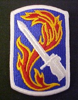 198th Infantry Brigade Full Color Dress Patch Clothing