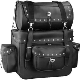 Large Black Studded Motorcycle Touring Pack Today: $134.99