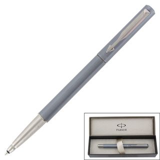 Parker Vector Silver Grey CT Signature Capped Ballpoint Point