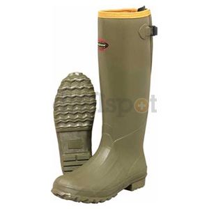 LaCrosse 200006 15 Knee Boots, Mens, 15M, Zipper, Olive, 1PR