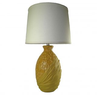 JT Lighting Sarah Yellow Ceramic Lamp Today $79.99