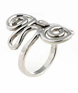 Tressa Sterling Silver Swirl Ring