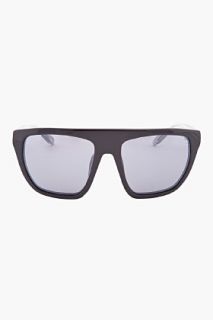 Alexander Wang Black Flash Mirror Sunglasses for women