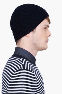 Wings + Horns Black Wool cashmere Knit Toque for men
