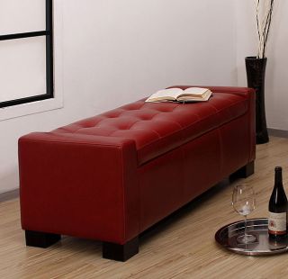 Red Leather Storage Bench Today $253.99 4.8 (134 reviews)