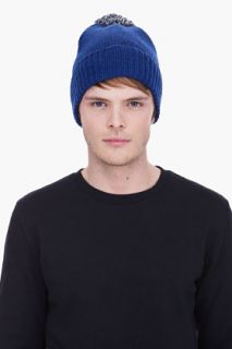 Marc By Marc Jacobs Blue Edwin Sweater Beanie for men
