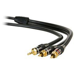 Dayton Audio 3.5RCA 6 3.5mm Stereo Male To RCA Cable 6 ft