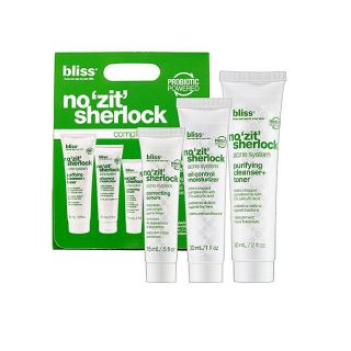Bliss No Zit Sherlock Acne System 3 Piece Starter Kit Today $27.49