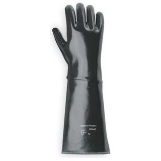 Ansell 19 026 Chemical Resistant Glove, 26" L, Sz 8, PR