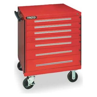 Proto J45035 Rolling Tool Cabinet, 30 In W, 7 Drawer