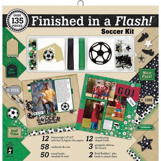 Finished In A Flash 131 piece Soccer Page Kit