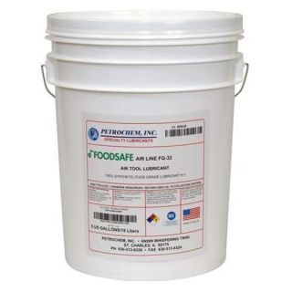 Petrochem FOODSAFE AIR LINE FG 32 005 Syn Air Tool Lube, Food Grade, 5gal, ISO 32