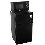 Avanti Mech. Microwave / Refrigerator Combo, Black
