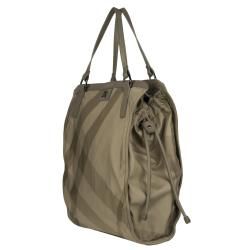 Burberry 3753612 Green Check Nylon Tote Bag