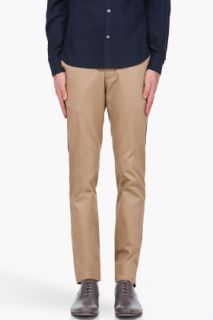 Marc By Marc Jacobs Beige Striped Twill Pants for men