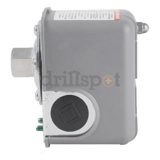 Square D 9013FYG2J21 Pressure Switch, 30 50PSI, 1Port, DPST, 10A