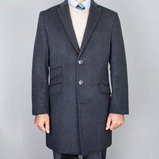 Mantoni Mens Charcoal WoolCarcoat