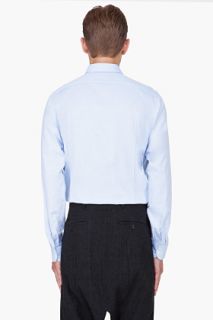 Raf Simons Blue Speckled Classic Shirt for men