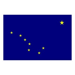 Nylglo 140165 Alaska State Flag, 3x5 Ft