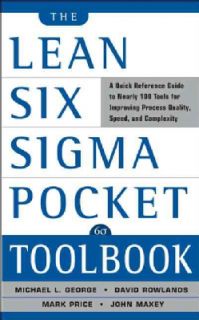 The Lean Six Sigma Pocket Toolbook A Quick Reference Guide tonearly