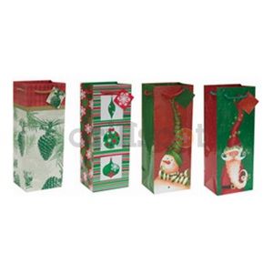 Cleo Wrap 870 0336 Holid Luxury Tall Gift Bags, Pack of 36