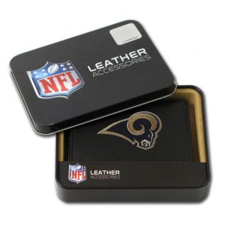 St. Louis Rams Mens Black Leather Tri fold Wallet Today $27.59 5.0