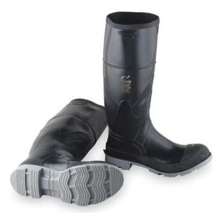 Onguard 861020933 Knee Boots, Men, 9, Steel Toe, Blk/Gry, 1PR