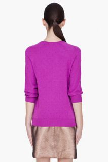 Marc By Marc Jacobs Royal Fuchsia Imogen Knit Sweater for women