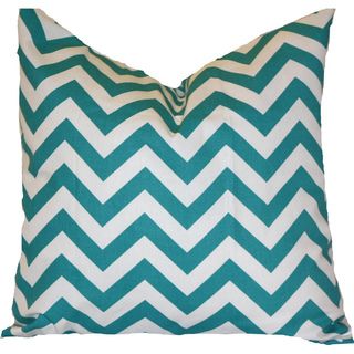 Taylor Marie True Turquoise Zigzag Pillow Cover