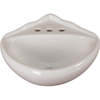 Ceramic 15.25 inch Corner White Wallmount Sink Today $84.79 2.3 (3